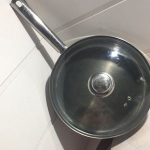 Revere Ware SX stainless with copper disk bottom 10”covered skillet